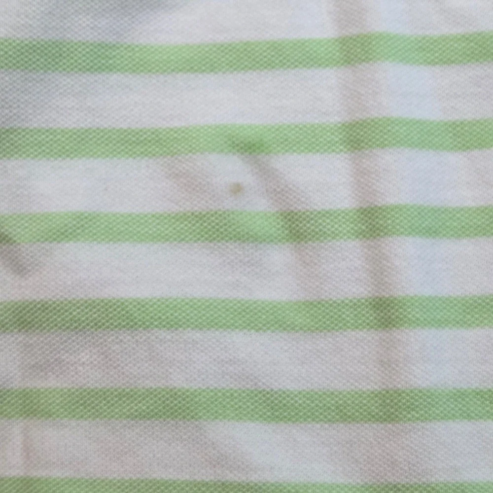 Ralph Lauren Knit Oxford Striped Polo Shirt‎ Mens 2XLT Green White